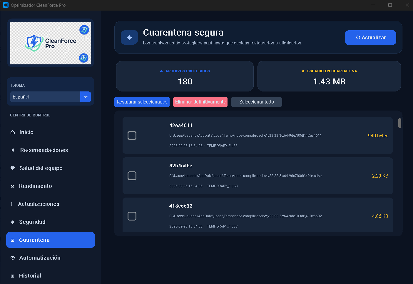 Cuarentena segura